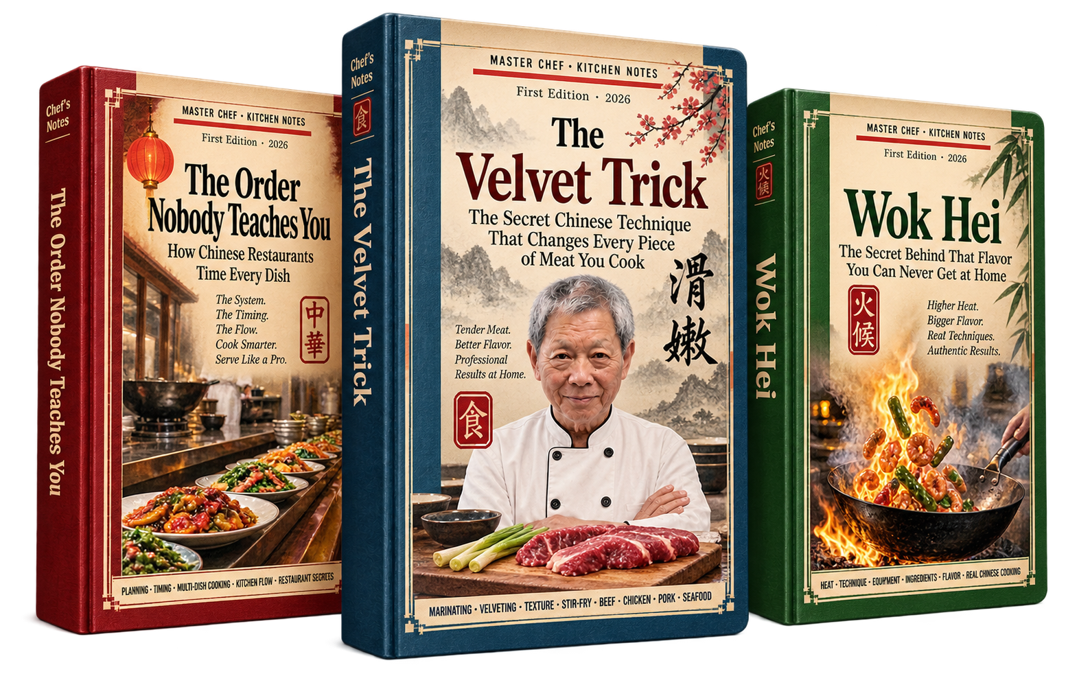 The Velvet Trick, The Order Nobody Teaches You and Wok Hei