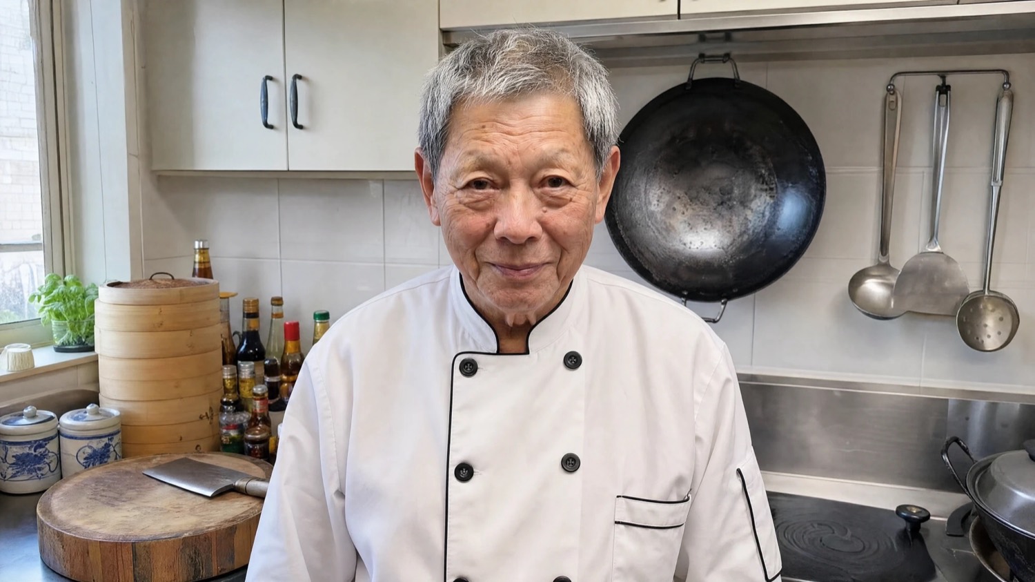 Lee Chi-hung at his stove